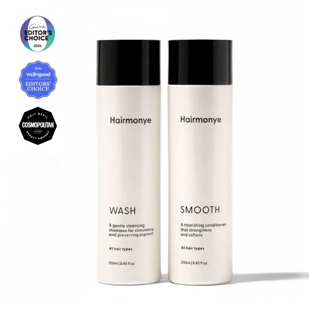 Duo Shampoing et Après Shampoing anti cheveux blanc